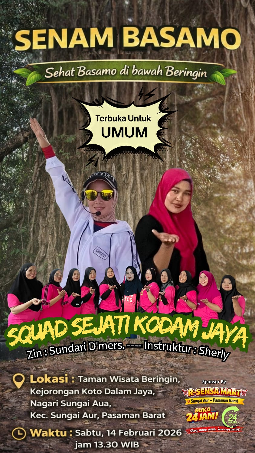 Senam Basamo Bawah Bingin Pasbar